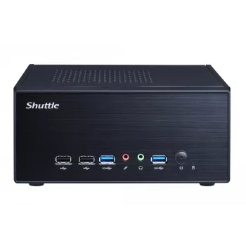 Shuttle XPC slim Barebone XH610G2 - S1700, Intel H610, 1xDP, 2xHDMI, 2 PCIe sloti (1x 16X un 1x X1), 2x Intel LAN (1G + 2.5G), 8x USB, 1x 2.5 collu, 3x M.2, 24/7 pastāvīga darbība