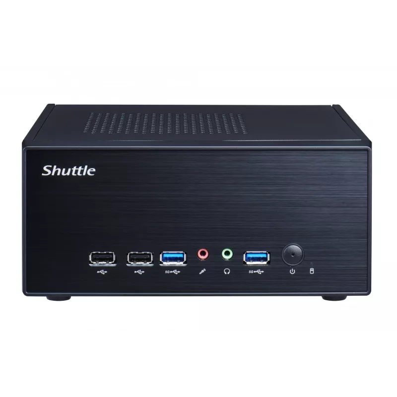 Shuttle XPC slim Barebone XH610G2 - S1700, Intel H610, 1xDP, 2xHDMI, 2 PCIe sloti (1x 16X un 1x X1), 2x Intel LAN (1G + 2.5G), 8x USB, 1x 2.5 collu, 3x M.2, 24/7 pastāvīga darbība
