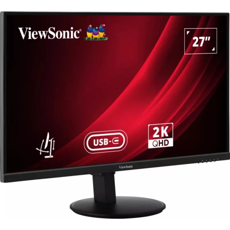 Viewsonic VG Series VG2709-2K-MHDU-2 datora monitors 68.6 cm (27 colli) 2560 x 1440 pikseļi Quad HD LED Melns