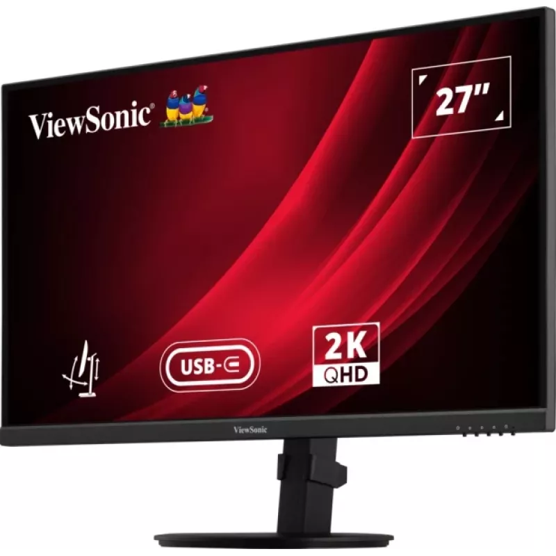 Viewsonic VG Series VG2709-2K-MHDU-2 datora monitors 68.6 cm (27 colli) 2560 x 1440 pikseļi Quad HD LED Melns