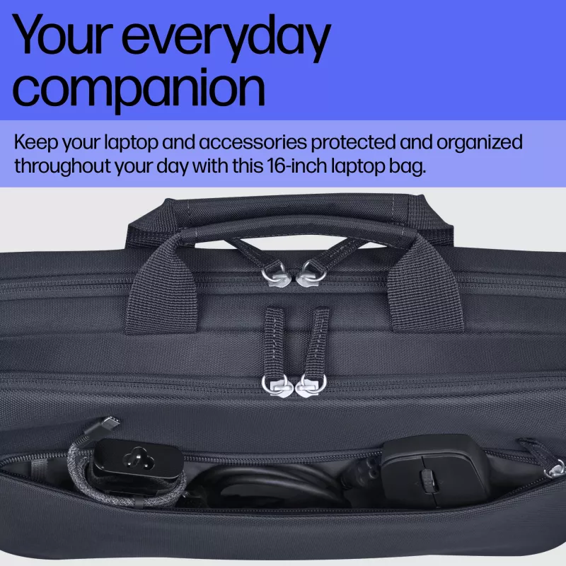 HP Everyday 16 collu klēpjdatora soma, Messenger tipa futrālis, 40.6 cm (16 collas), Plecu siksna, 510 g