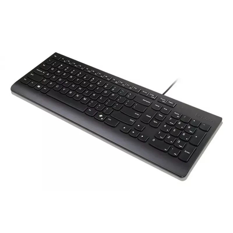 Tastatūra Lenovo 4Y41R64681 Pilnizmēra (100%) Vadu USB Nordic Melna — Mājai un birojam
