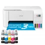 Daudzfunkciju printeris Epson EcoTank L3276 — tintu krāsu, 5760x1440 DPI, Wi‑Fi, A4, 33 ppm, balts