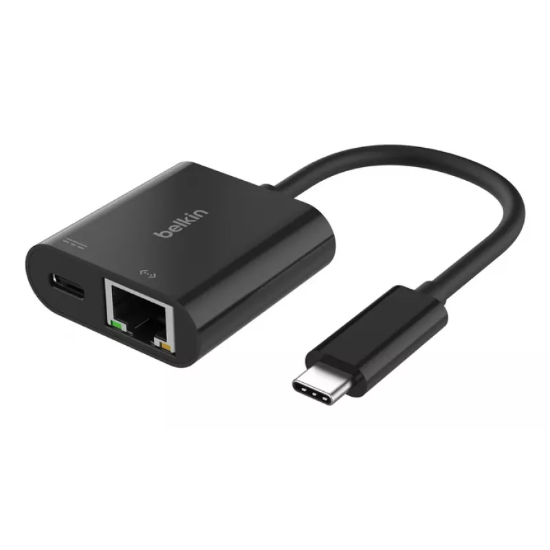 BELKIN USB-C uz Ethernet + uzlādes adapteris 100 W PD