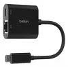 BELKIN USB-C uz Ethernet + uzlādes adapteris 100 W PD