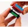 Iebūvētais temperatūras sensors Shelly Plus Add-On — vadu iekštelpu/āra sensors, -20–40°C, 37×42×15 mm