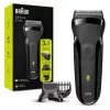 Braun Series 3 Shave&Style 300BT elektriskais skuveklis, skūšanās ierīce vīriešiem, melnā krāsā