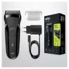 Braun Series 3 Shave&Style 300BT elektriskais skuveklis, skūšanās ierīce vīriešiem, melnā krāsā