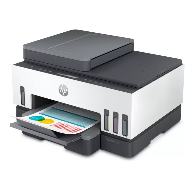 HP Smart Tank 7305 Bezvadu daudzfunkciju krāsu printeris, abpusējā drukāšana; kopētājs, skeneris