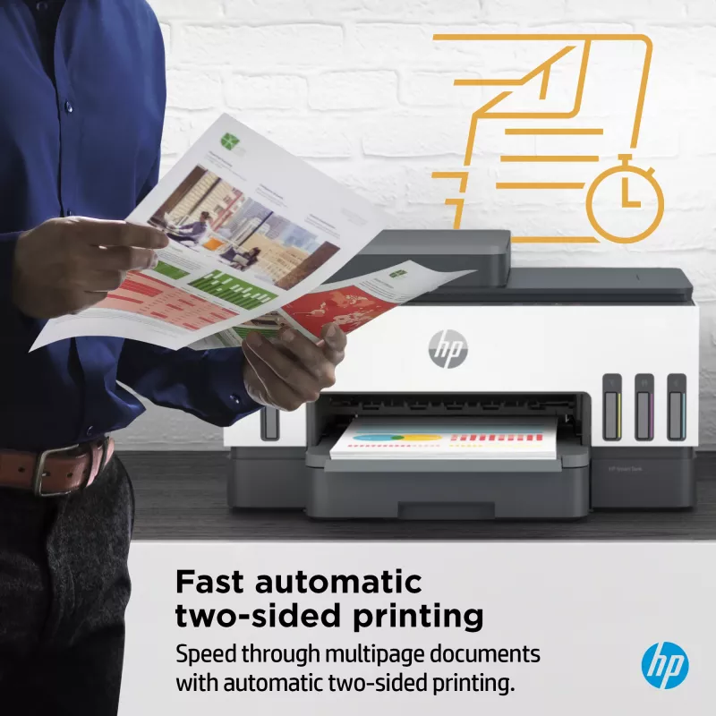 HP Smart Tank 7305 Bezvadu daudzfunkciju krāsu printeris, abpusējā drukāšana; kopētājs, skeneris