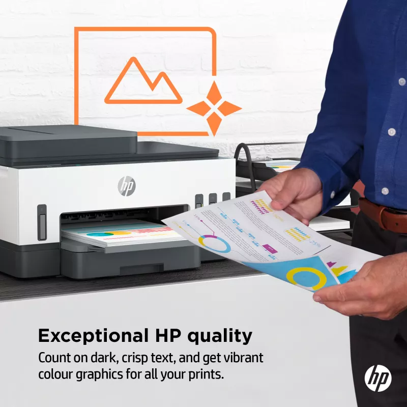 HP Smart Tank 7305 Bezvadu daudzfunkciju krāsu printeris, abpusējā drukāšana; kopētājs, skeneris