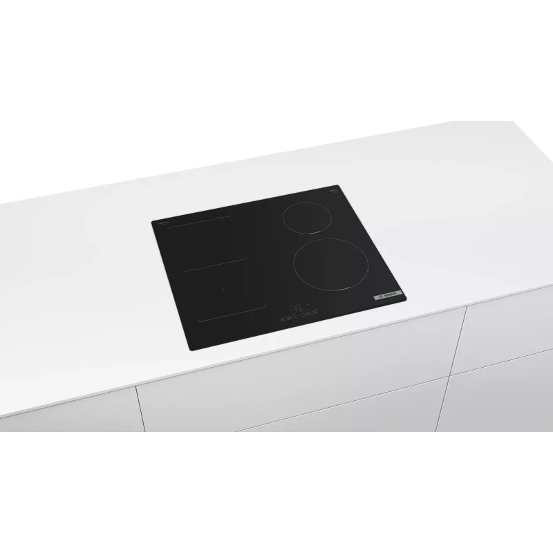 Bosch Serie 4 PWP611BB5E plīts Melns Iebūvējams 60 cm Zonu indukcijas plīts 4 zona(s)