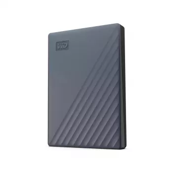 WESTERN DIGITAL Portable Hard Drive - My Passport - 2TB - USB-C/A 3.2 Gen 1 - pelēka