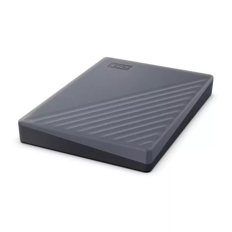 WESTERN DIGITAL Portable Hard Drive - My Passport - 2TB - USB-C/A 3.2 Gen 1 - pelēka