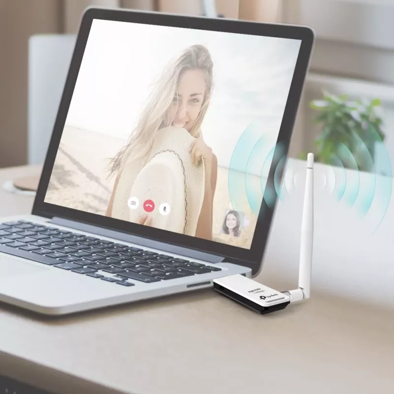 Tīkla karte TP-Link TL-WN722N, WLAN 150 Mbit/s, USB, Wi-Fi 4, 2.4 GHz