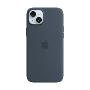 APPLE Apple silikona maciņš ar MagSafe iPhone 15 Plus Storm Blue