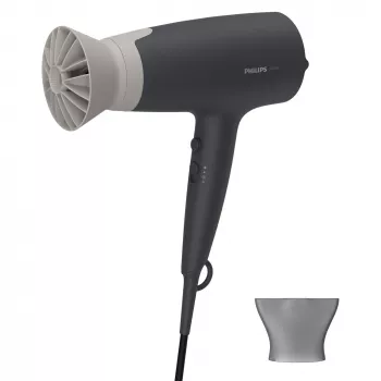 Matu žāvētājs Philips 3000 series BHD351/10 — 2100 W, jonizācija, 6 siltuma/6 ātruma iestatījumi, aukstā gaisa pūtiens, koncentrācijas uzgalis