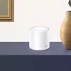 TP-Link AX1800 Whole Home Mesh Wi-Fi 6 sistēma, balta, iekšējā, tīkla maršrutētājs, barošana, FCC