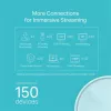 TP-Link AX1800 Whole Home Mesh Wi-Fi 6 sistēma, balta, iekšējā, tīkla maršrutētājs, barošana, FCC