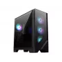 MSI MAG FORGE 321R AIRFLOW datora korpuss Midi Tornis Melns, Caurspīdīgs