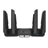 ASUS ROG Rapture GT-BE19000 bezvadu maršrutētājs Multi-Gigabit Ethernet Tri-band (2,4 GHz / 5 GHz / 6 GHz) Melns, Sarkans