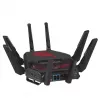 ASUS ROG Rapture GT-BE19000 bezvadu maršrutētājs Multi-Gigabit Ethernet Tri-band (2,4 GHz / 5 GHz / 6 GHz) Melns, Sarkans