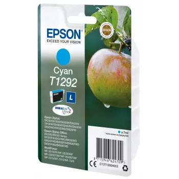 Epson Singlepack ciāna T1292 DURABrite Ultra tinte, zilā krāsa, 7 ml, 1 gab., 474 lapas