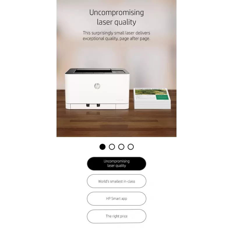 HP Color Laser 150nw, lāzerprinteris, krāsu, 600 x 600 DPI, A4, 18 ppm, abpusējā drukāšana
