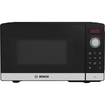 Bosch Serie 2 FFL023MS2 mikroviļņu krāsns Melna, nerūsējošais tērauds Solo mikroviļņu krāsns Uz galda virsmas 20 L 800 W