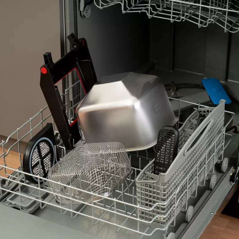 Tefal Clear Duo FR600D Viena 0,65 L Brīvstāvoša 2000 W fritieris Melns, nerūsējošais tērauds