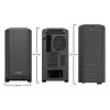 PC korpuss be quiet! Silent Base 601 Midi Tower Melns