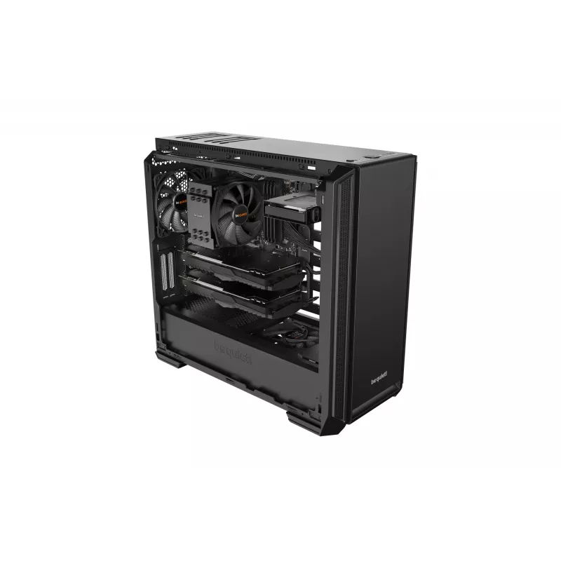 PC korpuss be quiet! Silent Base 601 Midi Tower Melns