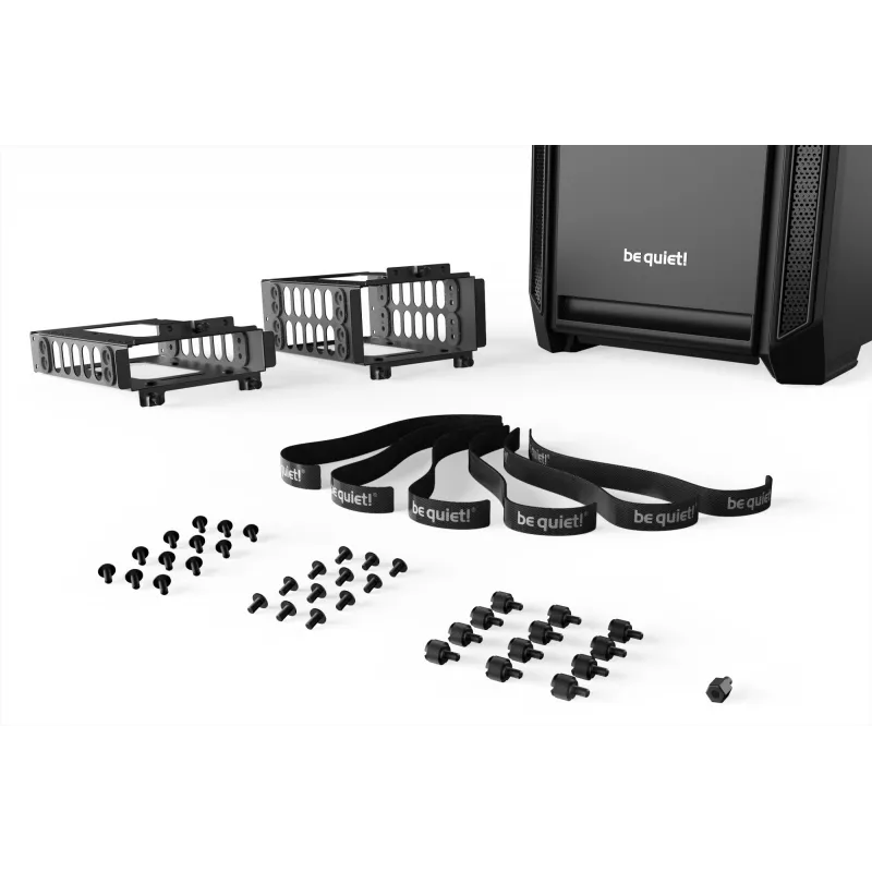 PC korpuss be quiet! Silent Base 601 Midi Tower Melns