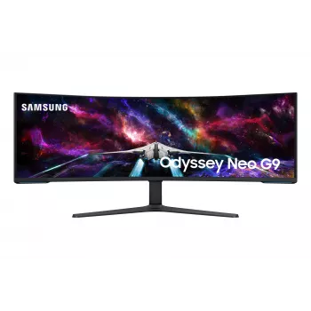 Samsung G95NC datora monitors 144,8 cm (57 collas) 7680 x 2160 pikseļi Dual UHD LED melns, balts