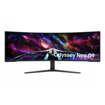 Samsung G95NC datora monitors 144,8 cm (57 collas) 7680 x 2160 pikseļi Dual UHD LED melns, balts
