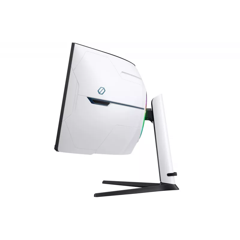 Samsung G95NC datora monitors 144,8 cm (57 collas) 7680 x 2160 pikseļi Dual UHD LED melns, balts
