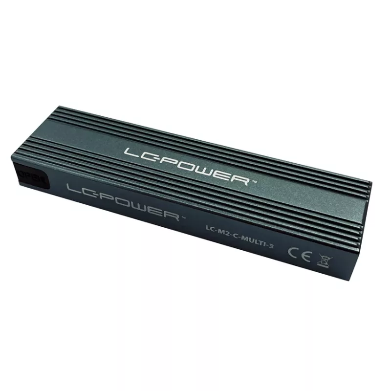 LC-POWER SSD korpuss - M.2 LC-M2-C-MULTI-3 Lc-power USB3.2 M.2-SSD-geh (NVMe & SATA)