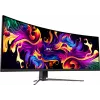 MSI MPG 491CQP QD-OLED datora monitors 124,5 cm (49 colli) 5120 x 1440 pikseļi DQHD Melns