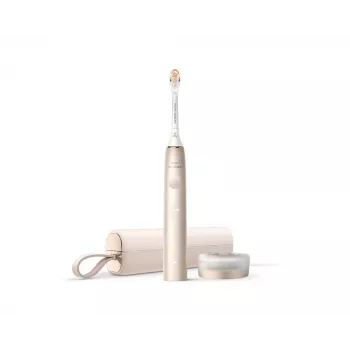 Philips Sonicare DiamondClean Prestige 9900 sērija DiamondClean Prestige HX9992/11 skaņas elektriskā zobu birste ar SenseIQ - šampanietis