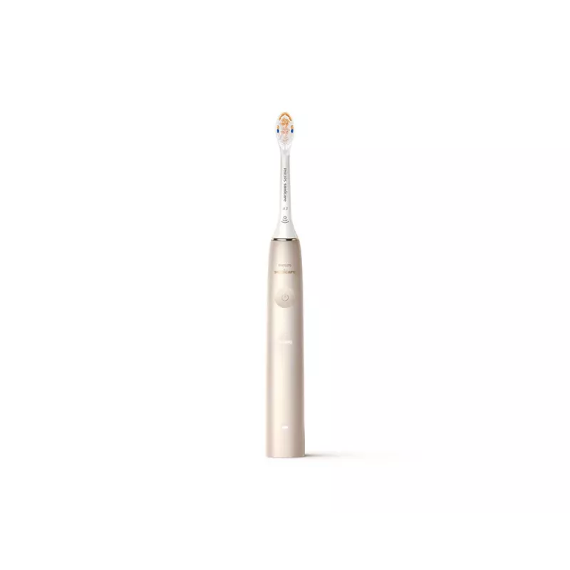 Philips Sonicare DiamondClean Prestige 9900 sērija DiamondClean Prestige HX9992/11 skaņas elektriskā zobu birste ar SenseIQ - šampanietis