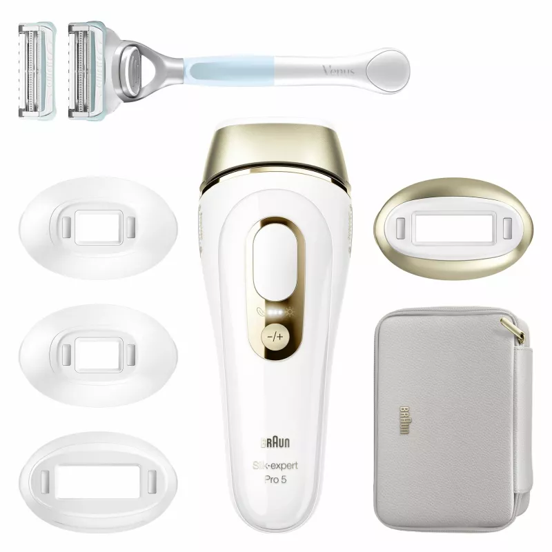Braun Silk-expert Pro PL5356 Intense pulsed light (IPL) Gold, balta