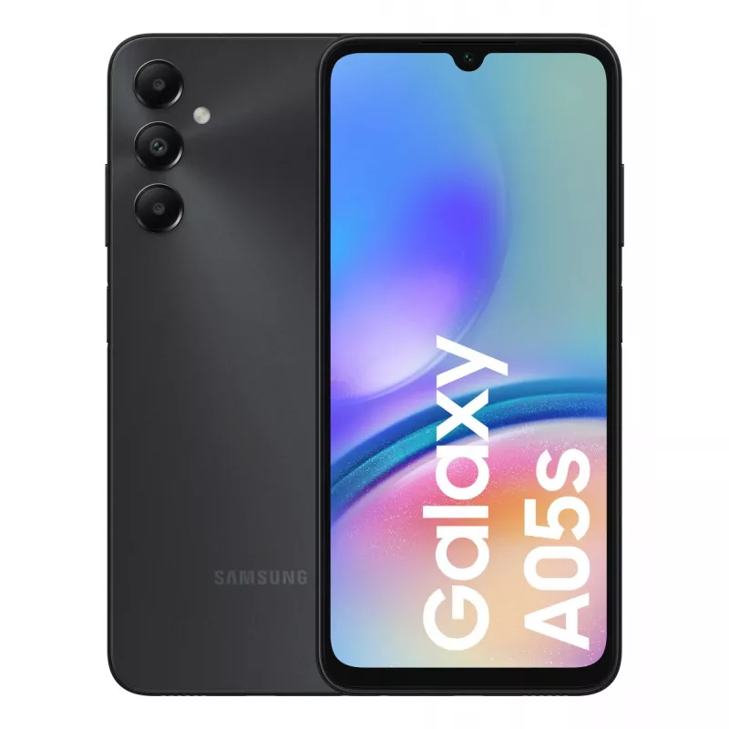 Samsung Galaxy A05s 17 cm (6.7 collas) Divas SIM Android 13 4G USB Type-C 4 GB 64 GB 5000 mAh Melns