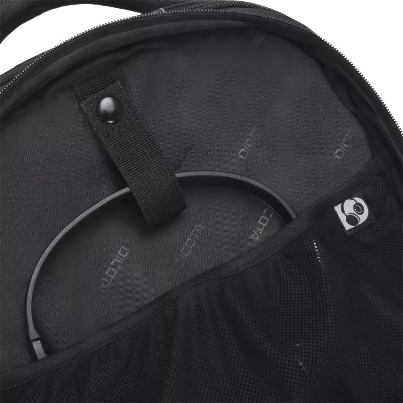 DICOTA Eco Backpack Select - 13-15.6in portatīvā datora mugursoma - melna / pārstrādāts PET