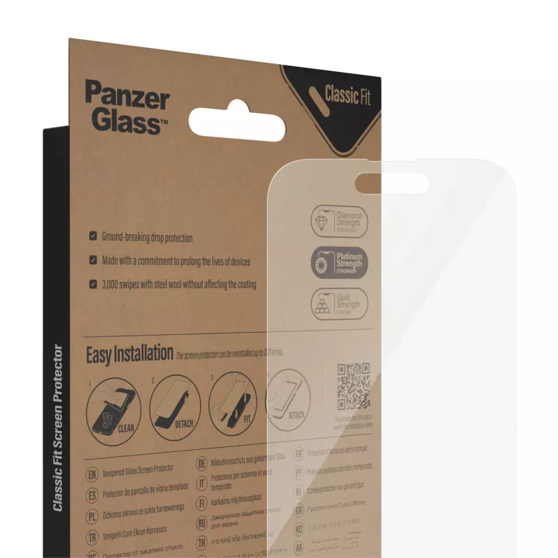 Ekrāna aizsargs PanzerGlass Apple iPhone 14 Pro Classic Fit