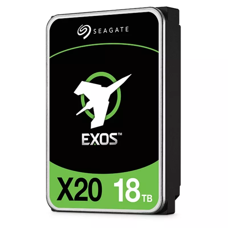 Seagate Enterprise Exos X20 iekšējais cietais disks 18 TB 7200 RPM 3.5 collu Serial ATA III