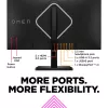 OMEN by HP 27 collu QHD 240Hz spēļu monitors - OMEN 27qs, 68.6 cm (27 collas), 2560 x 1440 pikseļi, Quad HD, LCD, 1 ms, Melns