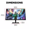 OMEN by HP 27 collu QHD 240Hz spēļu monitors - OMEN 27qs, 68.6 cm (27 collas), 2560 x 1440 pikseļi, Quad HD, LCD, 1 ms, Melns