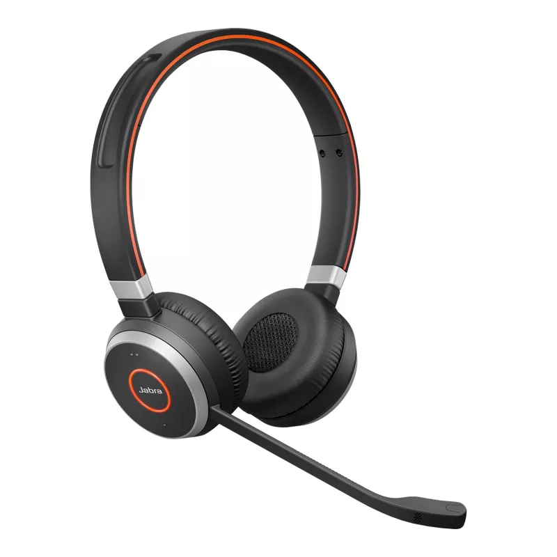 Jabra Evolve 65 SE - UC Stereo, bezvadu, birojam/zvanu centram, 20 - 20000 Hz, 310 g, austiņas, melns