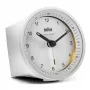 Braun BC07W-DCF kvarca modinātājpulkstenis balts