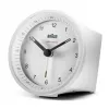 Braun BC07W-DCF kvarca modinātājpulkstenis balts